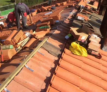 retejado y sustitucion de tejas en lugo, galicia